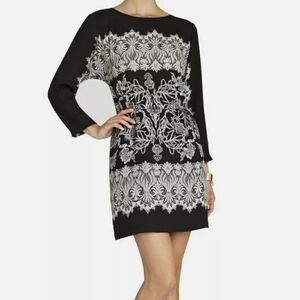 Bcbgmaxazria Simone Black Dress Womens